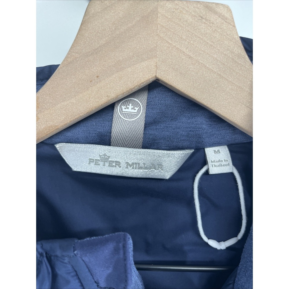 Peter Millar Crown Jacket Quilted Lined Woman's Size Medium Blue - Picture 3 of 6